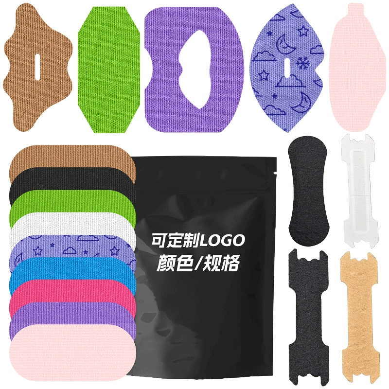 Пластырь от храпа в наличии, пластырь для коррекции дыхания через рот, лента от храпа, пластырь для дыхания через нос при закрытом рте, индивидуальный пластырь для закрытия рта.