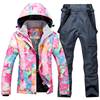 Ski ski suit, keep warm winter street top, windproof waterproof wear-resistant set, increased thickness