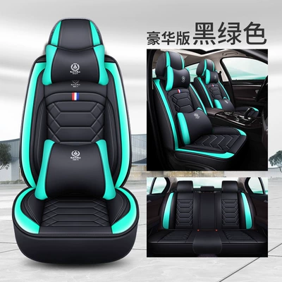 Vehicles, Universal Model, Full Surround, Seat cushion, seat cover - black-green-deluxe-edition-general