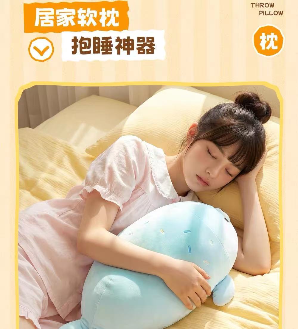 Cute and Adorable Three-Color Seal Plush Toy, Cute and Lovely, Fully Embroidered Sea Lion Doll, Home Decorative Pillow and Cushion