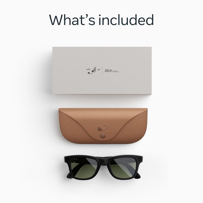Ai Smart Shooting and Translation Glasses 800W Genuine Leather Independent Charging Case Anti-Shake Wifi Recording