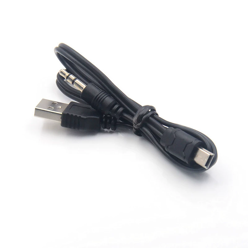 Двухрядный аудио кабель mini5p один штекер на два USB к мини 3.5 мм динамик аудио один увод и два кабеля зарядки