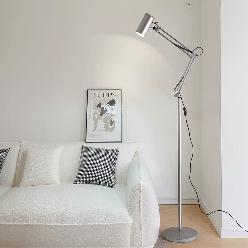 Long-Arm Foldable Floor Lamp Full Spectrum Eye-Protection Study Led Remote Control Nordic Style Living Room Bedroom Study Standing Desk Lamp Long-Arm Foldable Floor Lamp Full Spectrum Eye-Protection Study Led Remote Control Nordic Style Living Room Bedroom Study Standing Desk Lamp