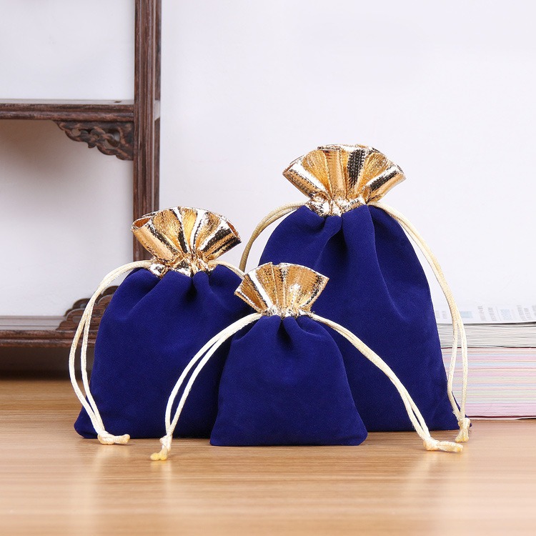 Bolsas de tela de terciopelo, bolsas de tela de terciopelo cerradas, joyas, bolsas de tela de terciopelo de alta calidad, cuerdas coreanas image 29