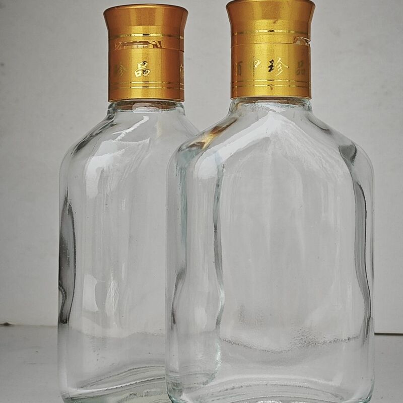 卸売 l 白酒ボトル、透明ガラスワインボトル、薬用ワインボトル、自家製ワインボトル 110ml 透明な白ワインボトル|undefined