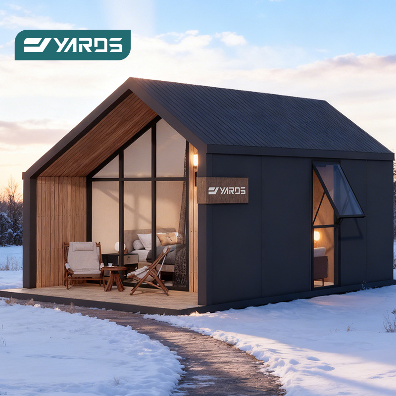 Casa de la cápsula espacial de la cápsula de manzana especial para alojamiento residencial en el lugar escénico, un dormitorio y una sala de estar con la estructura de montaje anti-viento y anti-sismo
