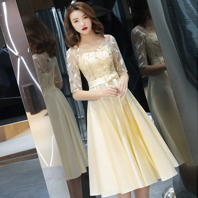 샴페인 중간 길이