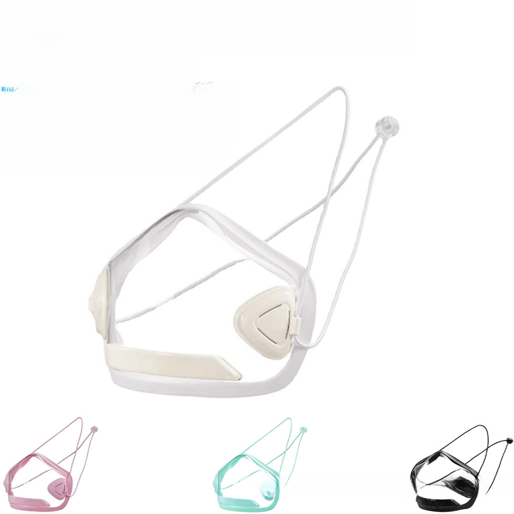 Cross-border new best-selling transparent anti-fog protective isolation face mask sports face mask high-definition head-worn mask