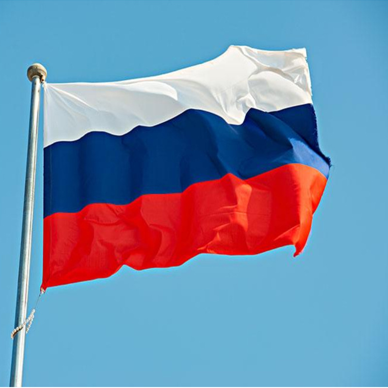 俄罗斯国旗 4号 90*150cm 3*5ft 俄罗斯旗 美国英国法国德国打孔