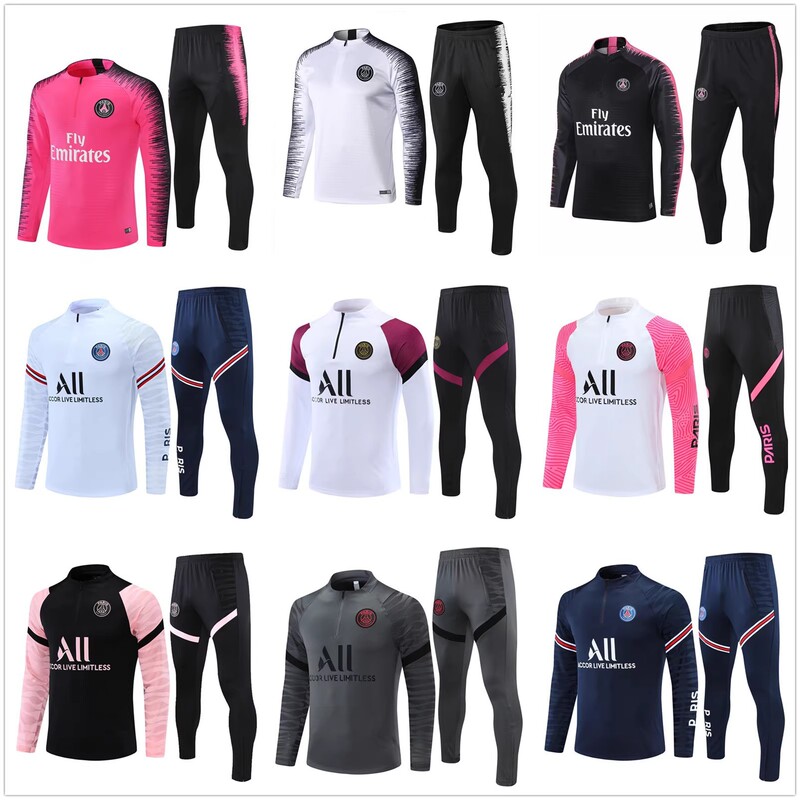 2122 Season Psg Paris Messi Pre-Match Warm-Up Appearance Suit Adult and Kidsren Long-Sleeved Football Training Suit 2122 Season Psg Paris Messi Pre-Match Warm-Up Appearance Suit Adult and Kidsren Long-Sleeved Football Training Suit