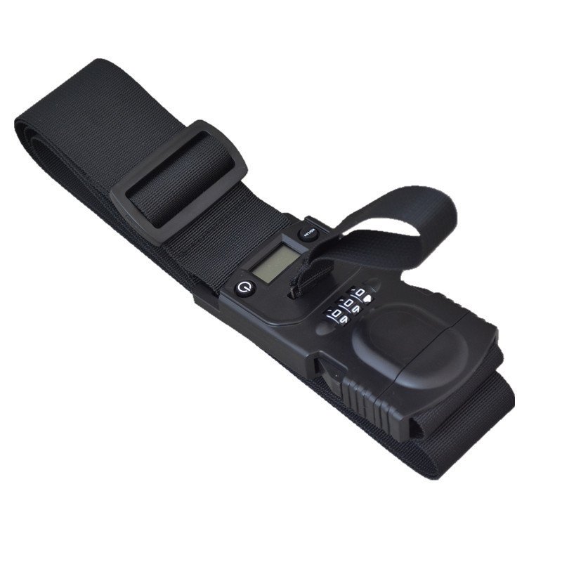 密码锁行李带 可称重行李带 海关锁箱包打包带 旅行实用用品