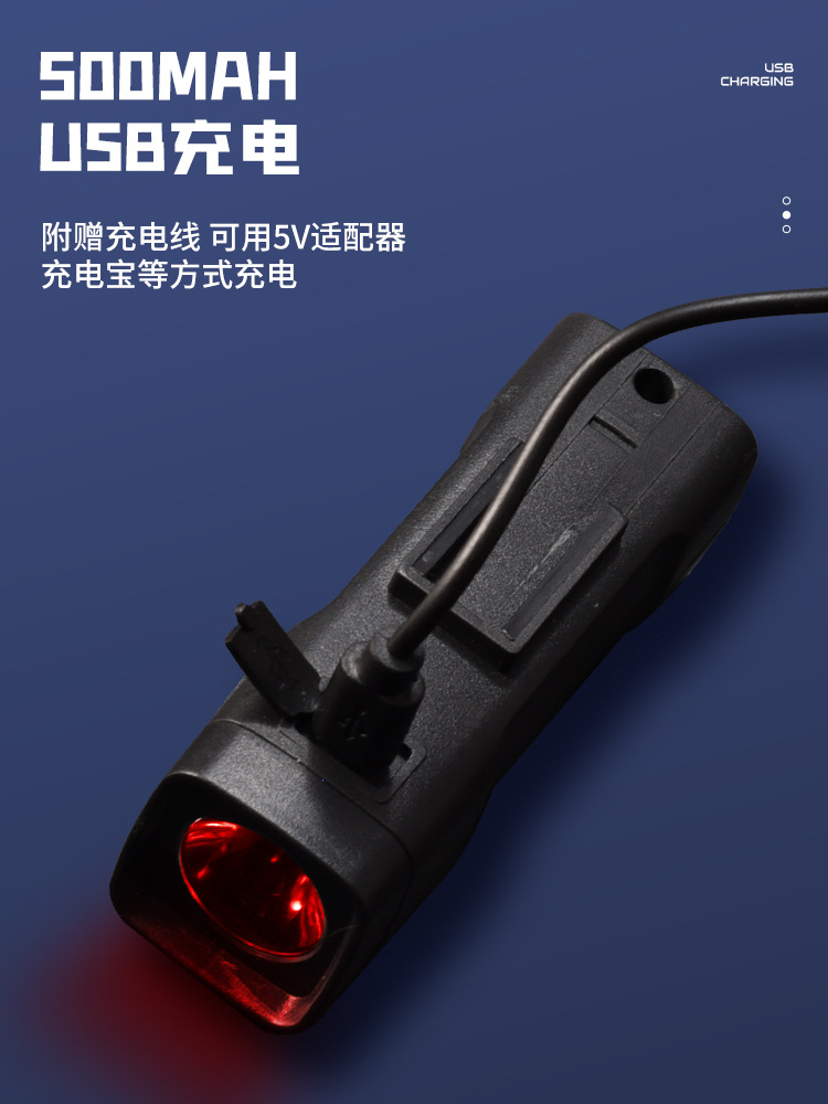Lámpara de bicicleta de noche faro de iluminación de luz intensa linterna carretera de montaña luz de bicicleta para niños equipo de bicicleta portátil