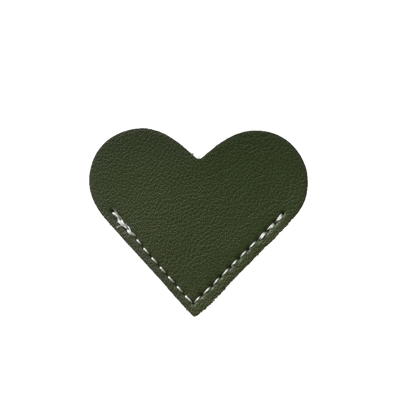 Los fabricantes suministran un gran número de en stock cuero amor notas adhesivas marcador regalo para amigos amor forma marcador pegatinas