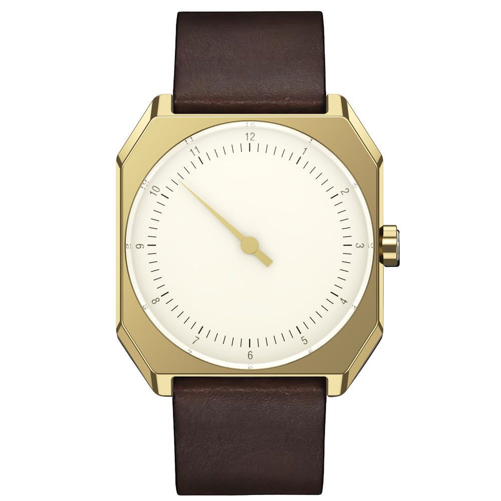 Fashionable Retro Quartz Watch For Men With Protein Leather Strap_voghion.com