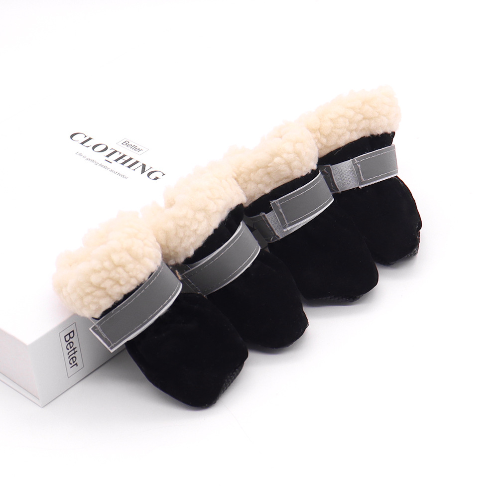 Zapatos para mascotas, zapatos para perros, suelas suaves, zapatos de algodón para perros, cubiertas para pies para mascotas, zapatos para cachorros, zapatos para gatos, botas de nieve de otoño e invierno