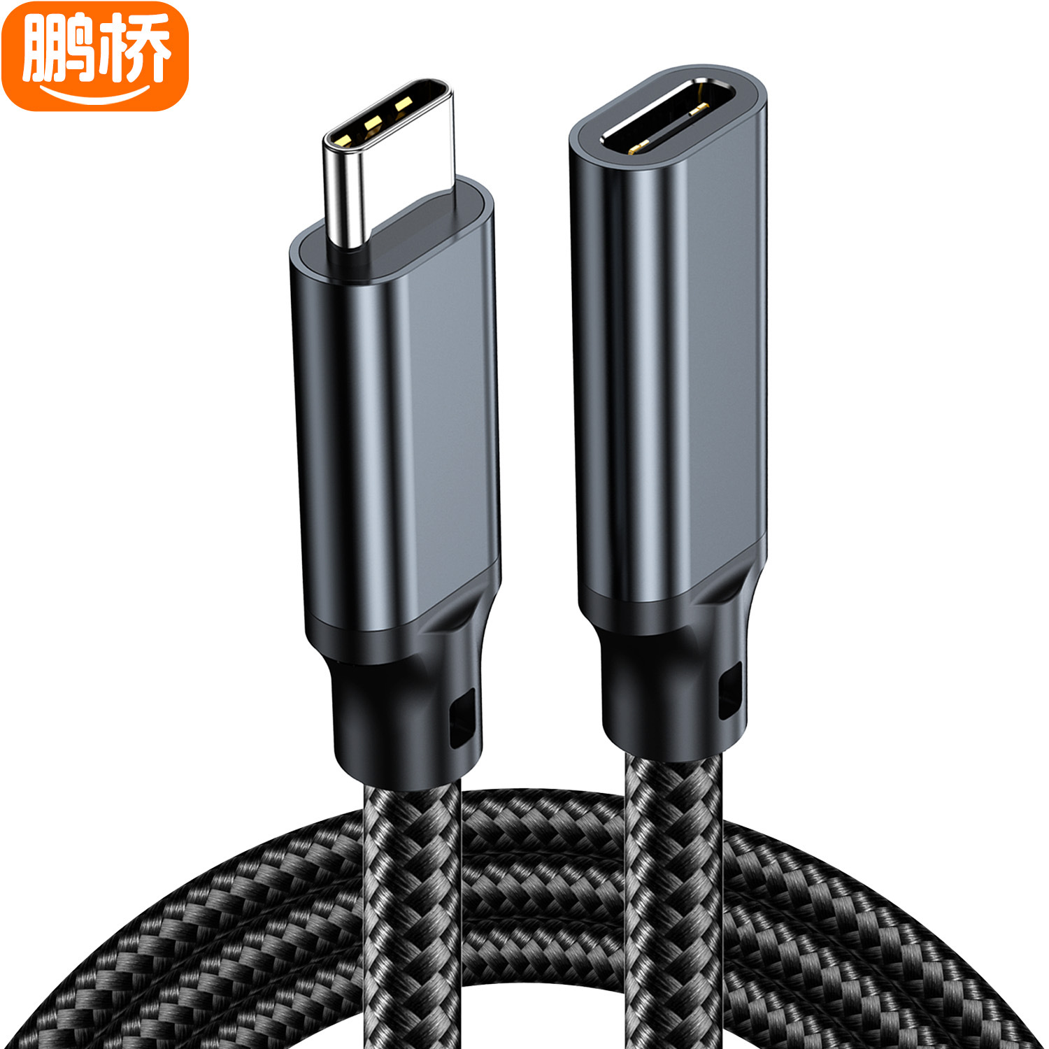 Cable de Extensión Tipo C Macho a Hembra 240W 20Gbps 8K de Nailon Trenzado para Ordenador image 6