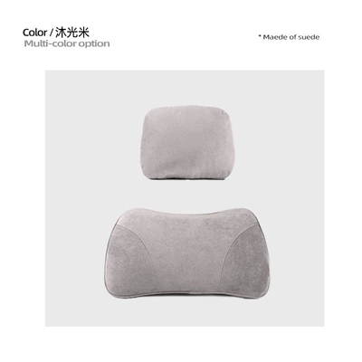 and lumbar support pillow, suede neck support | Headrest - 27-models-of-leapmotor-b01-muguangmi-headrest-memory-foam-lumbar-support
