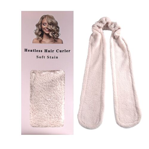 Hot-selling European and American plush fabric heat-free curling wand, long lazy curling tool, natural curls, large waves, sleep curler