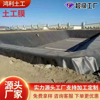 土工膜污水处理池新国标防渗膜鱼塘养殖污水厂防渗hdpe光面土工膜