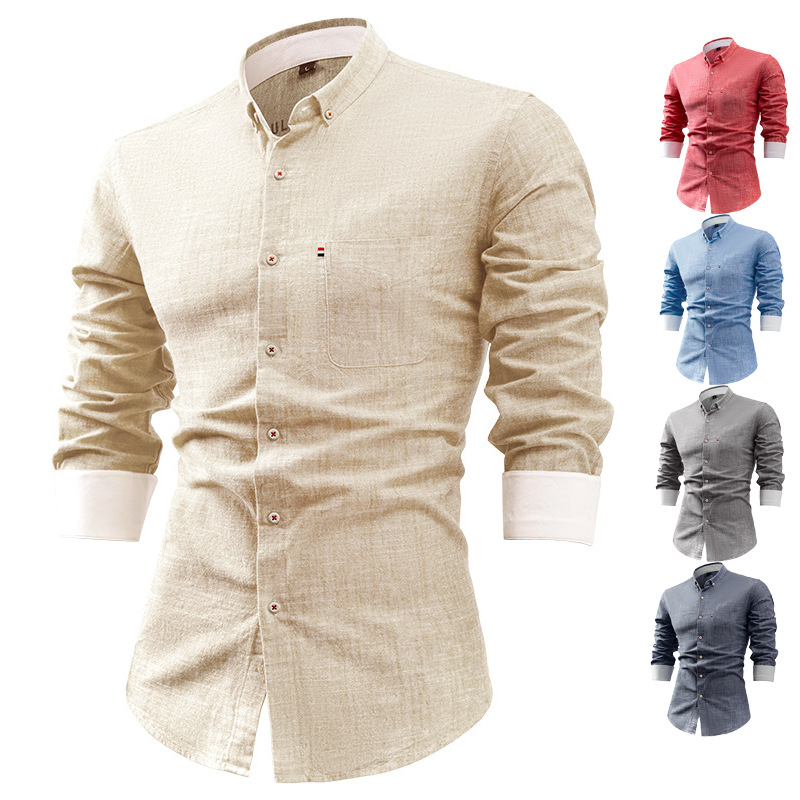 solid color breathable shirt