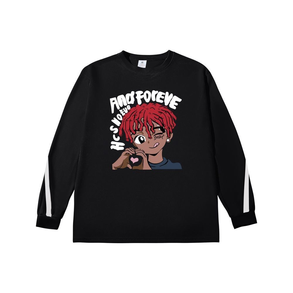 Bixin Boy 흑백 줄무늬 긴 소매