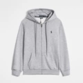 Zip-Up Grey Green Logo