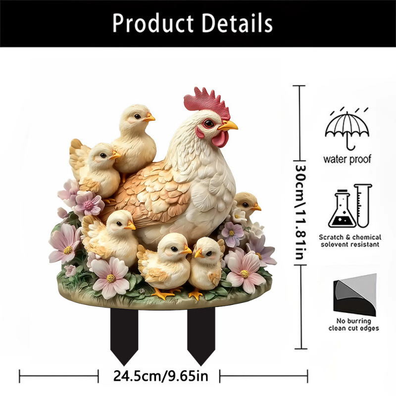 Ventas transfronterizas en caliente nuevos adornos de animales estereoscópicos parques de diseño de escenas decorativas adornos acrílicos image 15