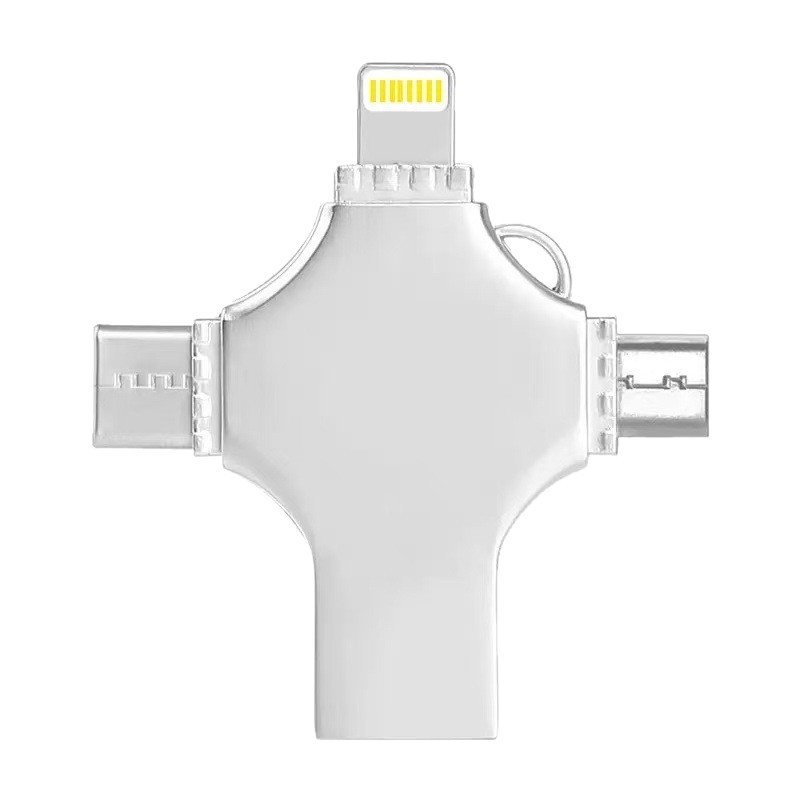 クロスメタル携帯電話フォーインワン 3.0 USB フラッシュドライブクロスボーダー携帯電話 USB フラッシュドライブタイプ C ギフト USB フラッシュドライブ 32 グラム 1 TB|undefined