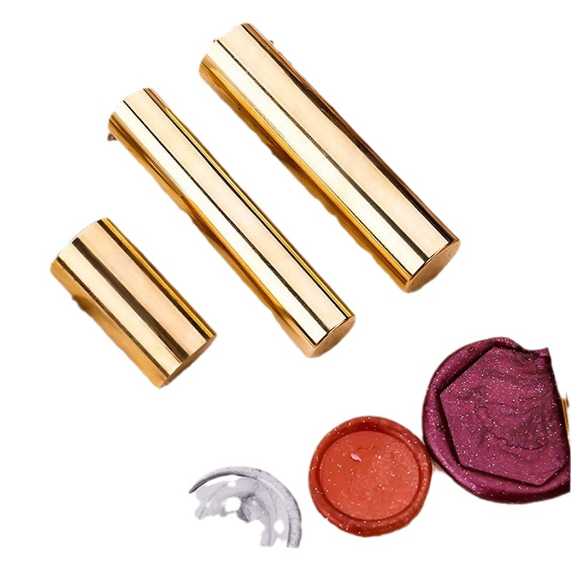 Suministro directo de fábrica sello de pintura de fuego material de cabeza de cobre sello de pintura de fuego cabeza de cobre en blanco sello de pintura de fuego material de sellado de cera