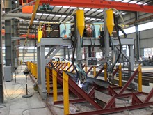 焊研威達廠家生產LMZ系H型鋼龍門式自動埋弧焊機單絲單弧雙絲雙弧
