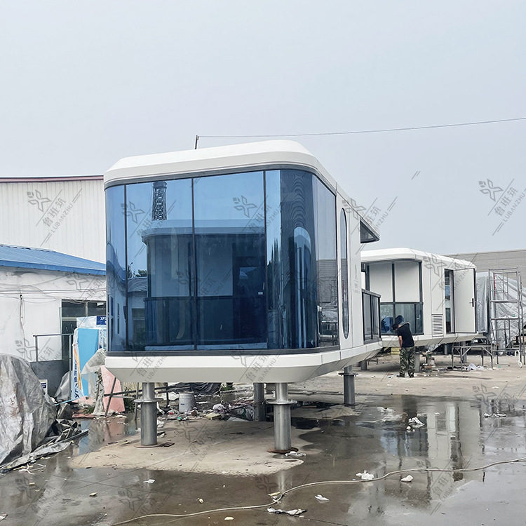 Internet celebridad espacio cápsula paisaje B & B vagando cabina Apple cabina templado aislamiento móvil cabina creativo Casa