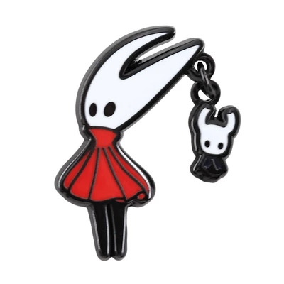 Hollow Knight Enamel Brooch Cute Badge Backpack Hat Fashion Jewelry Accessories Game Merchandise Fan Gift (Yaxa sancaqları) - a05-10-f06