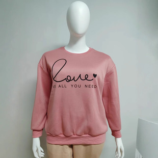 European and American Cross-border New Autumn and Winter Jacket Amazon Walmartl Plus Size Large Size Loose Casual Sweatshirt for Women
