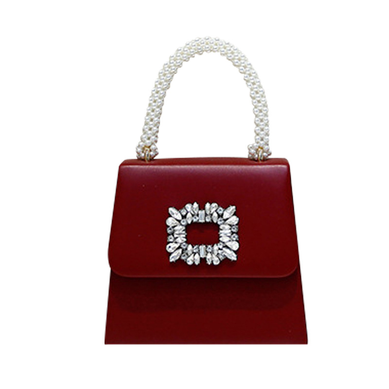 Water Diamond 2023 New and Popular Pearl Handbag, Premium Chain Small Bag, Women's Crossbody Bag_voghion.com