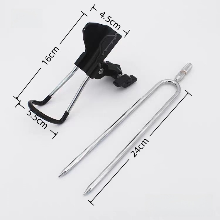 Soporte de caña de pescar mano-Mar Doble-enchufe varilla ajuste universal almohadilla de silicona luminosa fabricantes al por mayor