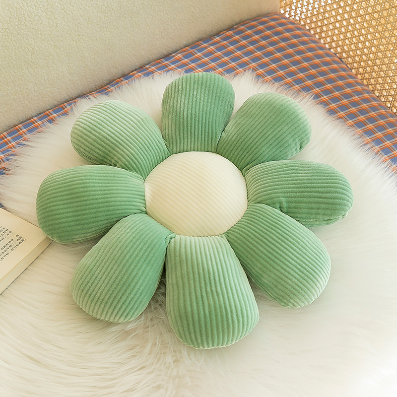 Girasol Butt cojín Daisy almohada cojín Oficina siesta silla cojín de dibujos animados pétalo Decoración