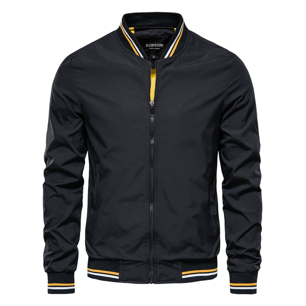 Модная мужская куртка весенне-осеннего сезона, новая европейская и американская повседневная куртка, модная верхняя одежда, мужская тонкая верхняя одежда, оптовая рабочая одежда