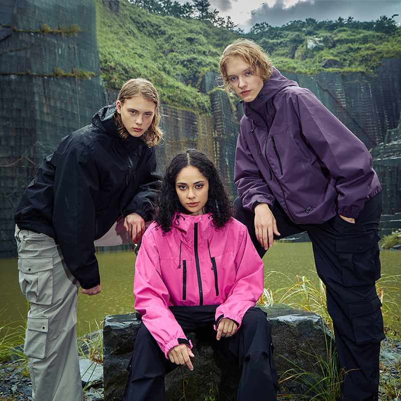 Couple's Style Mountain Outdoor Spring and Autumn 2026 New Hooded Jacket Workwear Coat Group Purchase Customization