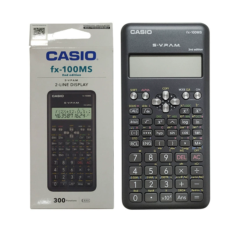 Земной Casio FX-100MS научно-функциональный калькулятор FX100MS компьютер