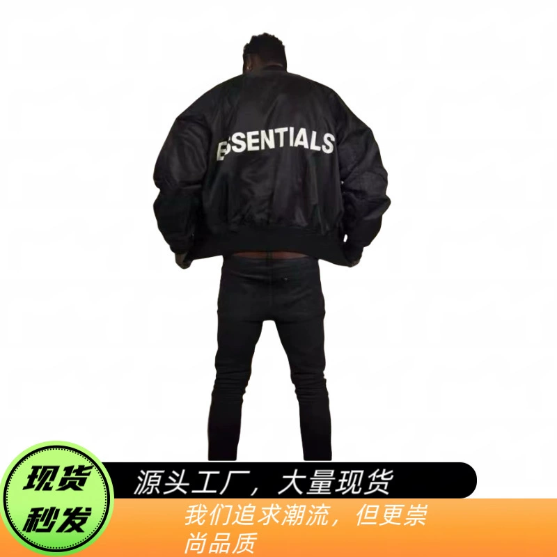 Куртка FEAR OF FOG, хлопковая куртка, мужская куртка американского модного бренда, новинка 2024 года, мотоциклетная черная