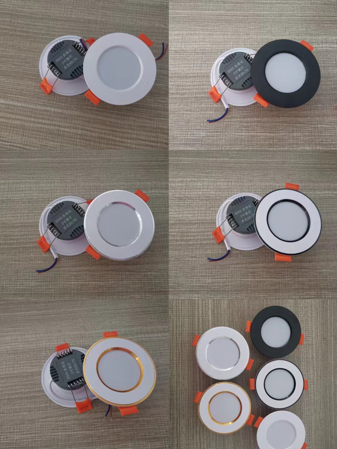 Hogar downlight de 2,5 pulgadas lámpara de techo LED 3W5W agujero 8cm agujero de la lámpara de 2 pulgadas pequeño downlight decoración del hogar ojo de ganado agujero de la lámpara