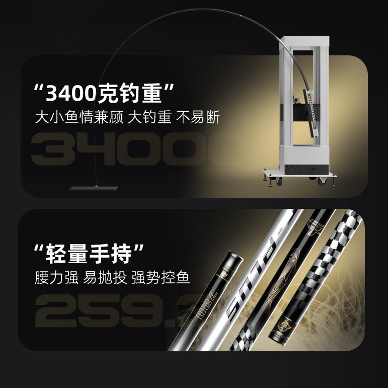 沃鼎GTplus鱼竿杆手杆野钓超轻超硬碳素鲫鱼竿综合台钓竿|undefined
