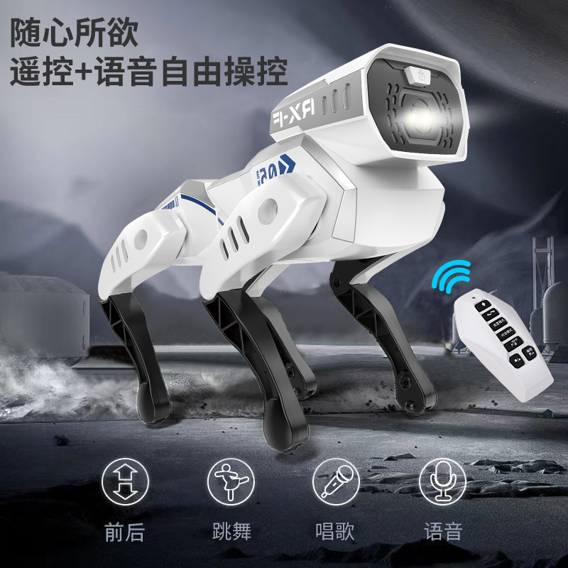 【厂家直供】跨境儿童ai仿真机器狗智能语音仿生遥控机械狗机器人|undefined