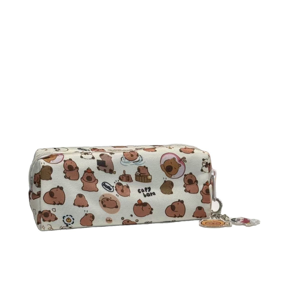 Nuevos bolsos de maquillaje naranja superior cappa en bolsas de nicho japonesas de gran capacidad de la fiesta estudiantil caja de papelería de lápiz