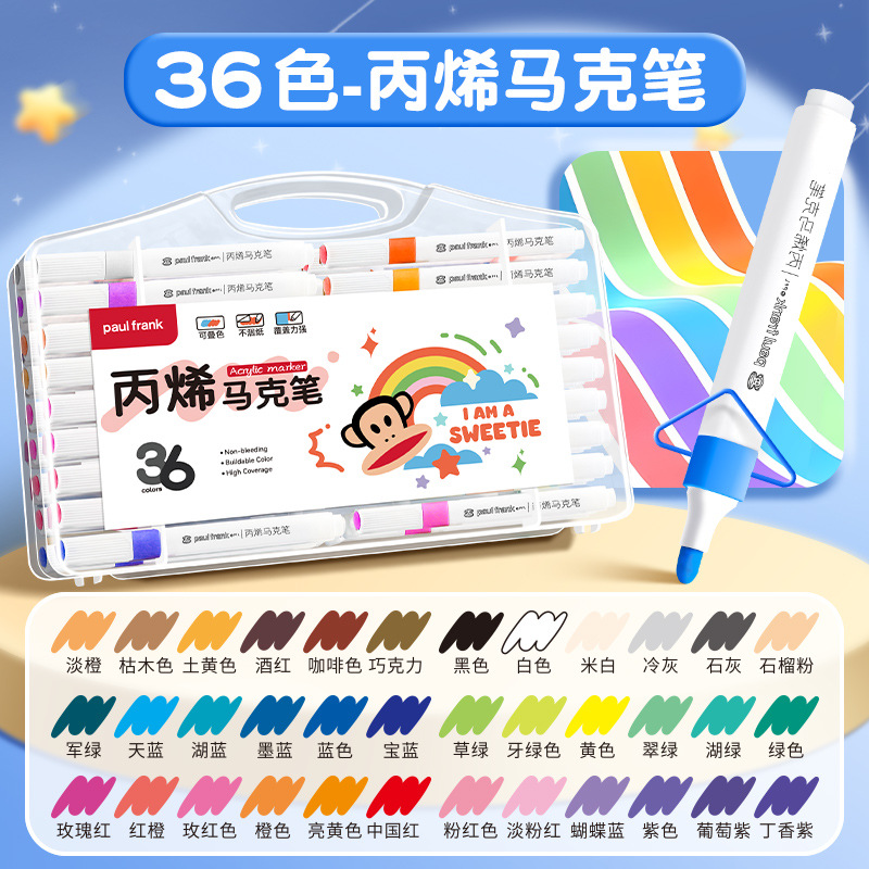 Auténtica boca grande pinza de pinza de vinilo pinza de pintura pinza de pintura para niños estudiantes impermeable secado rápido no es fácil de descolorar