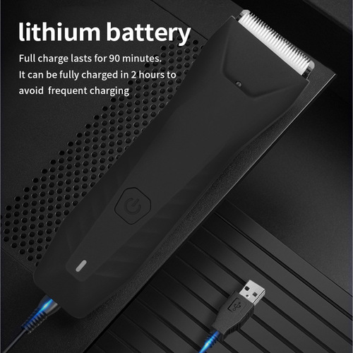 Cross-border oil head carving electric razor waterproof electric push trimmer body hair trimmer private cutter suitable for the whole body