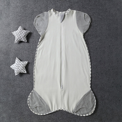 跨境新款纯棉宝宝襁褓投降式新生儿防踢被睡袋可爱婴儿襁褓批发