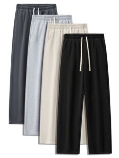 2025 Cross-Border New European and American Women's Casual Lace-Up Elastic Sports Pants Cross-Border Dropshipping