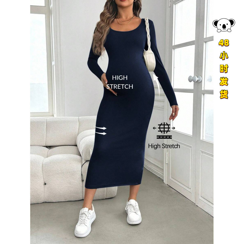 C 66446 Solid color slim dress C 66446 Solid color slim dress