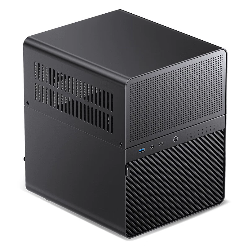 乔思伯 N3mini chassis NAS aluminum 8-bay Type-C interface supports SFX small power supply ITX motherboard